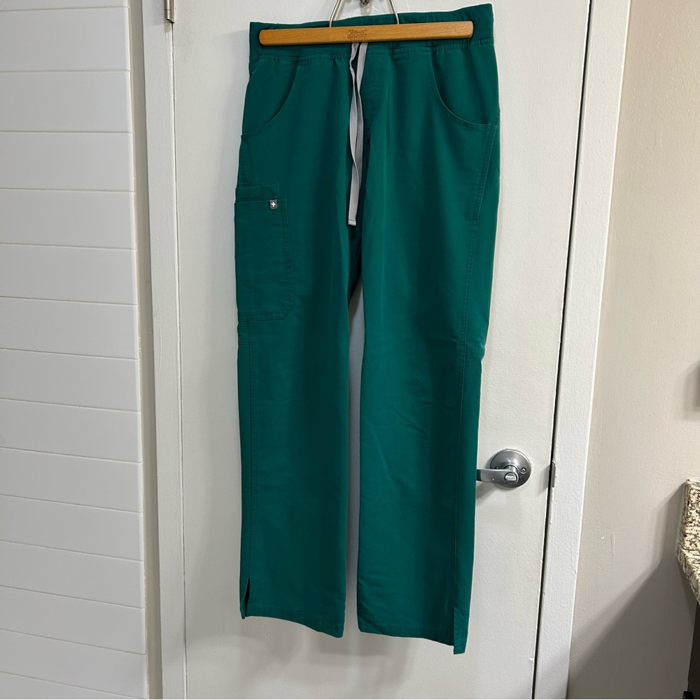 Figs Hunter Green Kade Pants Small